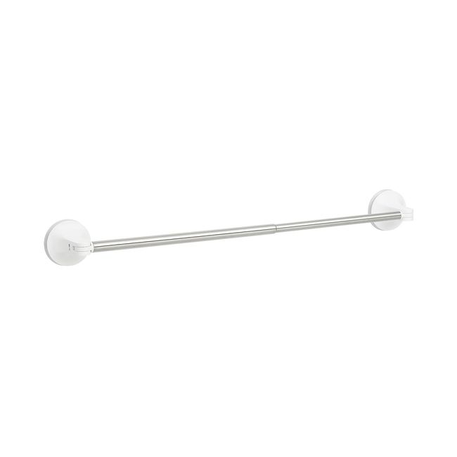 Suction Cup Extendable Towel Rack, Stainless Steel, Includes Supplementary Plate, Extendable Width: 13.4 - 21.5 inches (34 - 54.5 cm), Dry Width: 10.2 - 18.3 inches (26 - 46.5 cm), Load Capacity: 4.4