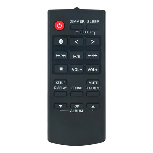 N2QAYB001215 Replaced Remote Control for Panasonic HiFi SA-AKX320E-K SA-AKX320E-W SA-AKX320GN-K SA-AKX320GS-K SA-AKX520E-K SC-TMAX10E-K SC-UA30