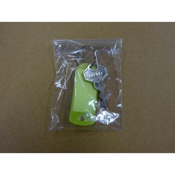 30E073 Genuine Alpha Padlock Key 1 (Key Tag Included, Yellow)