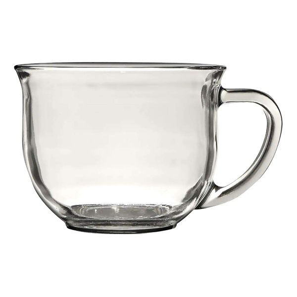 Greenbrier 1 X Large Clear Coffee, Tea or Soup Mug, 16 oz