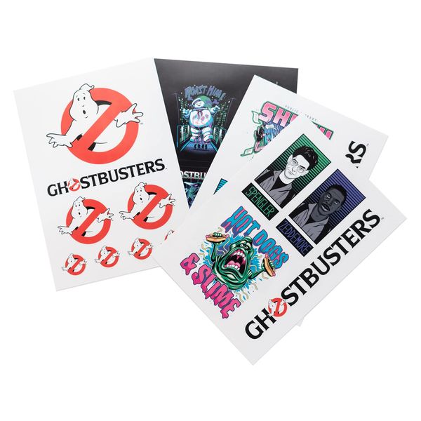 Grupo Erik Ghostbusters Stickers Gadget Decals - 18 Waterproof & Removable Stickers - Laptop Stickers - Cute Stickers - Stickers For Children - Stickers For Adults