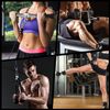 WNOEY Triceps Pull Down Attachment, Cable Machine Accessories for Home Gym (V Handle + Row Handle + Rotating Bar + Tricep Rope + Ankle Straps)