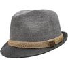 CHILLOUTS Men's Sendai Hat Trilby, Gray, S-M