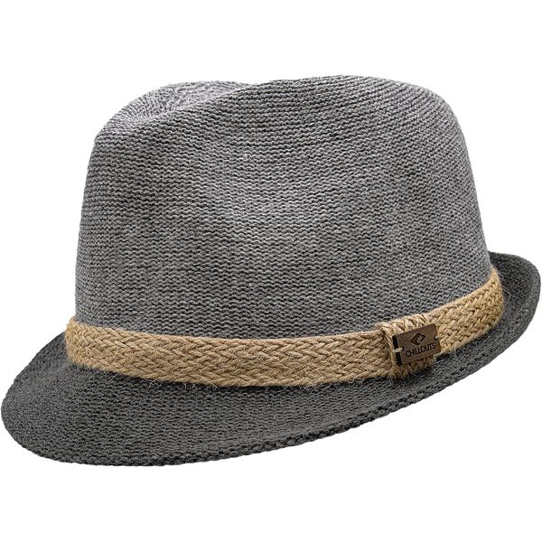 CHILLOUTS Men's Sendai Hat Trilby, Gray, S-M