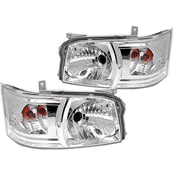 00506 200 Series Hiace Type 1 Type 2 All Crystal Headlight SUN