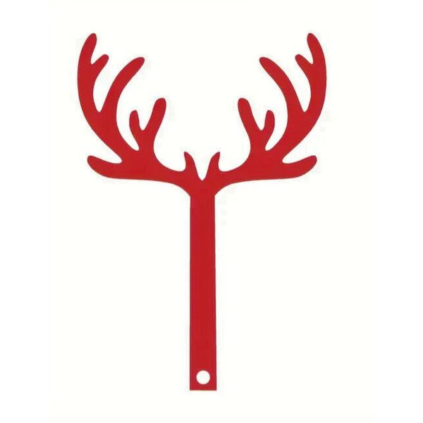 Mailbox Flag Replacement Metal Deer Antlers Silhouette Decorative Christmas Gift