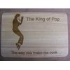 Jacko Michael Jackson Gift Chopping Cutting Cheese Board Present