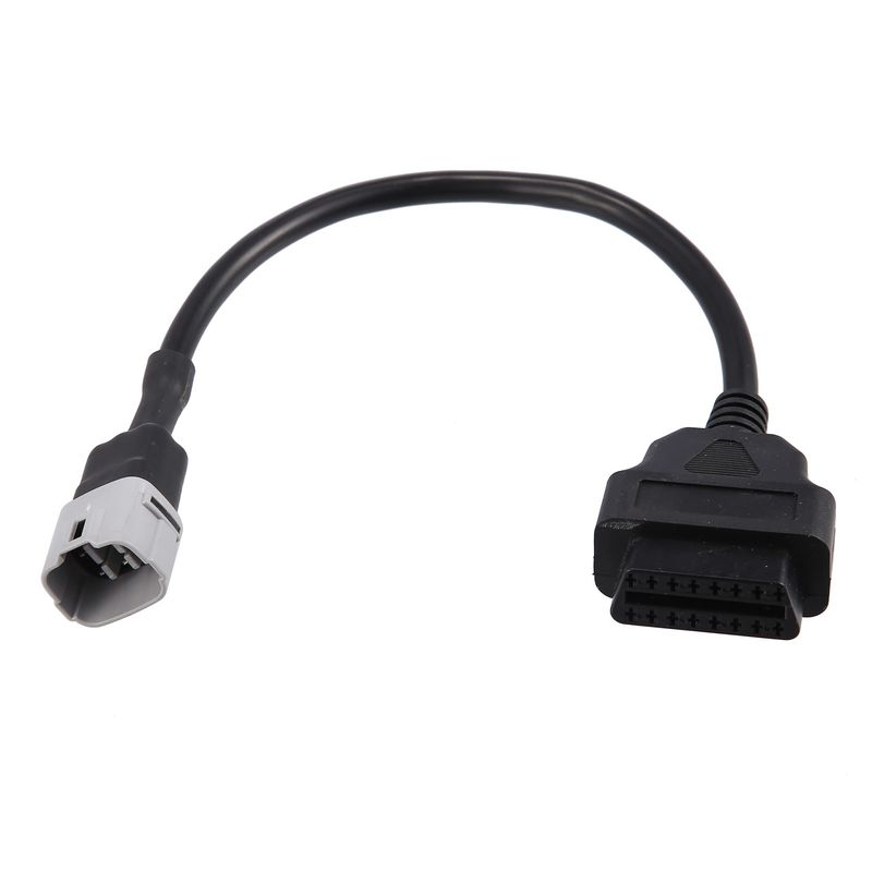 uxcell 6 Pin to OBDII Cable Cord Diagnostic Adapter Cable Motorcycle ...