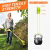 Weed Wacker String Compatible for Ryobi One Plus+ AC80RL3, 11ft 0.080" String Trimmer Refill, Replacement Spool Line with Ryobi 18V, 24V, 40V Trimmers (6 Spools & 1 Cap)