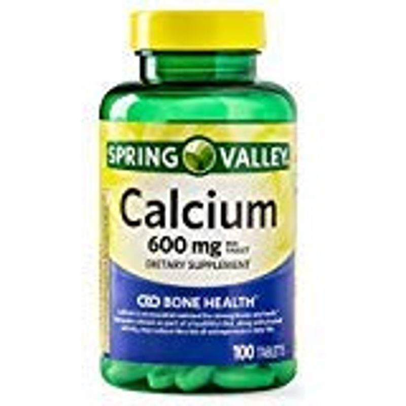 Spring Valley - Calcium 600 mg (Pack of 2) 200 Total Coated Tablets ...