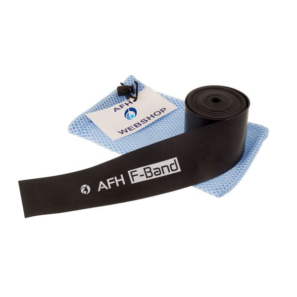 AFH-Webshop Flossband Übungsband, schwarz, 208 x 5 cm