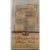 Shell Design - 12 Decorative Resin Shower Curtain Hook Set
