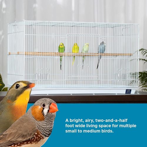 Maykoosh Renaissance Refinement Flight Bird Cage with Castle-Inspired Design, Spacious Interior, Durable Construction, and Ample Room for Birds to Fly, Play