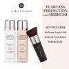 MagicMinerals AirBrush Foundation Set by Jerome Alexander (FAIR) – 3pc Set Includes Primer, Foundation and Kabuki Brush - Spray Makeup with Anti-aging Ingredients for Smooth Radiant Skin