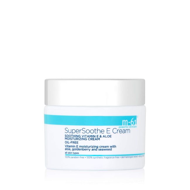 M-61 SuperSoothe E Cream - Soothing and hydrating oil-free vegan cream with peptides, vitamin E & alo