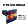 GRAPHICS & MORE Rustic Distressed Colorado State Flag Tow Trailer Hitch Cover Plug Insert