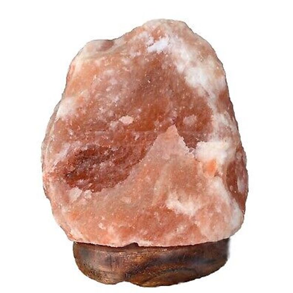 Natural Himalayan Crystal Rock Salt Lamp Air Purifier 6”Tall 5”Wide (no cord)5lb