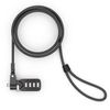 Compulocks T-bar Security Combination Cable Lock Black