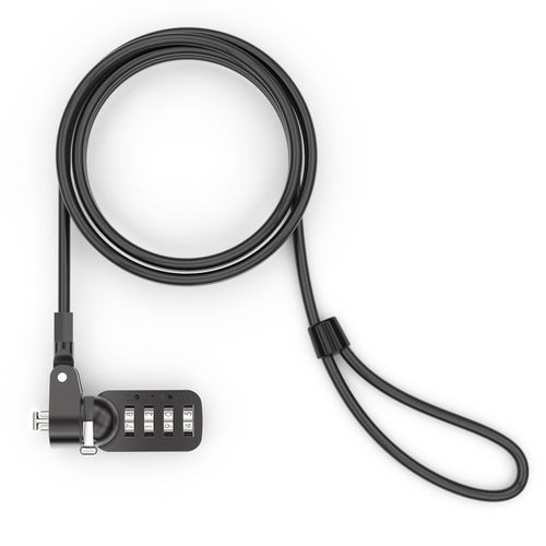 Compulocks T-bar Security Combination Cable Lock Black