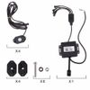 4Pcs Pod RGB LED Rock Light Wireless Bluetooth Music Controller