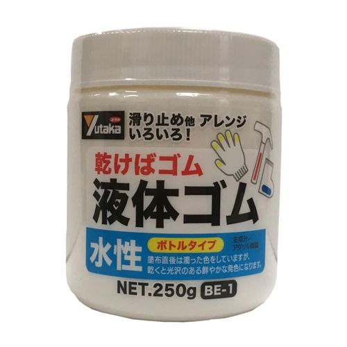 Yutaka Make BE1-6 Liquid Rubber, Acrylic, 8.8 Oz (250 g) Jar, Clear