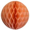 6-pack 5 Inch Peach Honeycomb Tissue Paper Balls