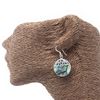 Ancient Wisdom Shell & Silver Earrings - Classic Disc - Abalone