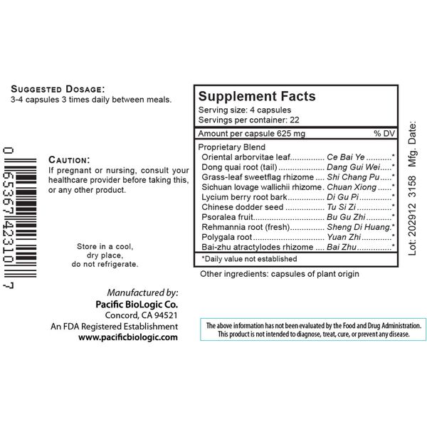 Pacific BioLogic, Body Specific: Hair 90 ct
