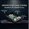 SB Components Official Raspberry Pi 4 Case, Black/Gray, ABS Material, Raspberry Pi Case, Anti-slip Feet