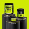 Rolda Black Styling Hair Gel - Medium To Strong Hold With Medium Shine For a Wet Slicked Back Look With All Day Hold - Activated Black Charcoal Covers Grey Hair Instantly 17.6oz (2PK)