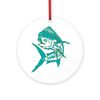 CafePress Strike ON Round 4" MDF Holiday Ornament