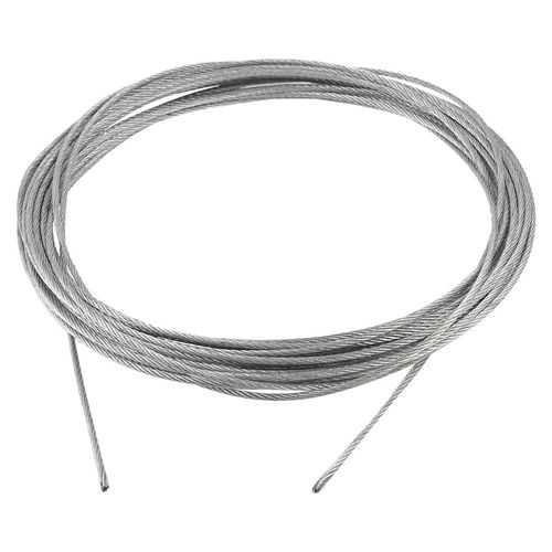 sourcingmap Grinding Machine Grinder 10m x 2mm Stainless Steel Wire Rope Cable Gray