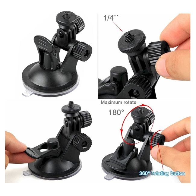 Action Camera Bracket Car Mount Suction Cup Windshield For GoPro Hero|DJI  OSMO