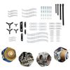CNCEST Bearing Pullers Set Dual-Hole Adjustable T-Shaped Structure,Gear Puller Set 2 Jaw Puller 3 Jaw Puller, Bearing Puller Gear Puller