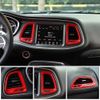 4pcs Air Conditioner Vent Outlet Frame Cover Dashboard Trim kit for Challenger