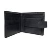 Quality black leather camper van wallet