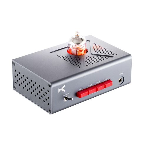 xDuoo MT-603 Tube Preamp - 12AU7 Tube Pre-Amplifier with 4 Audio Inputs one Audio Output