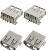 sourcing map 10PCS USB Type A Connector Female 4 Pin Plug Socket Jack Connector Adapter