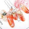 Snifu Shell Nail Shell Stones 6 Color Set Natural Style Shell Flake Summer Nail with Sealed Case