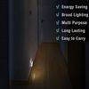DEWENWILS Plug-in LED Night Light with Light Sensor Dusk-Dawn Bathroom Light