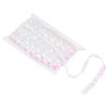 uxcell 11 Yard 0.6" Sequence Blade Trim Flat Sequence Spiral Ribbon White