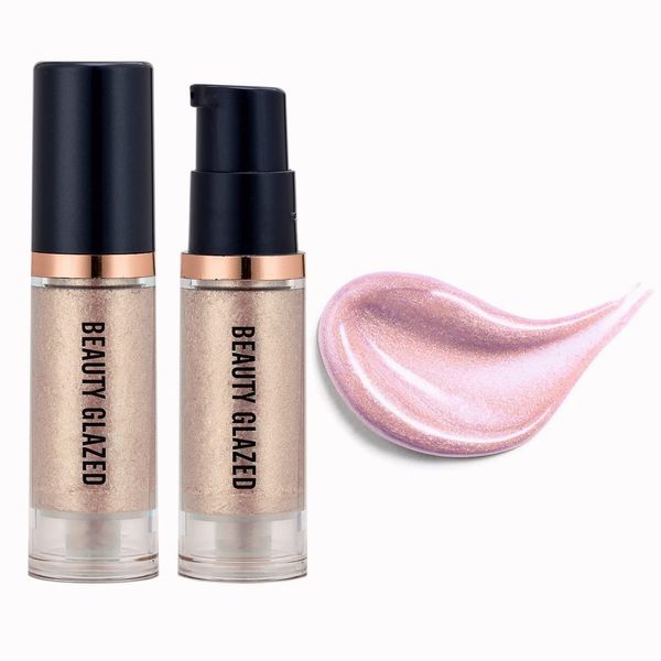 MYUANGO Liquid Highlighter Liquid Illuminator Non Stick Face Brightens & Shades Long Lasting & Smooth Gliding Face Illuminator Makeup (04)