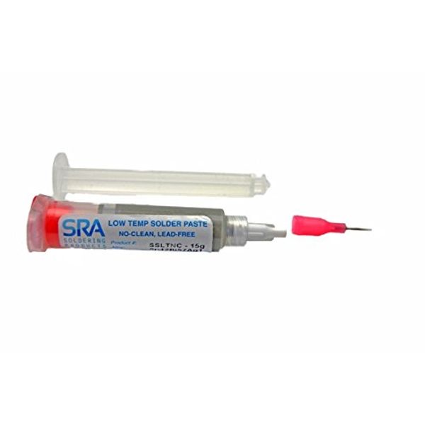 SRA Low Temperature Lead Free Solder Paste T3-15 Grams