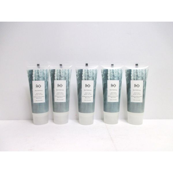 R+CO WATERFALL MOISTURE SHINE LOTION 0.5 OZ 5 PC LOT