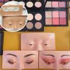 zalati Makeup Practice Board Silicone for Face Eyebrow Eye