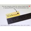 48 Long Sized Clear Waterproof Labels (Glitter Rainbow)