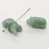 Roar 2 Natural Aventurine Bear Animal Beads