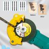 SEAHUI 2pcs Drill Bit Sharpener, Precision Guide Tool for Angle Grinders, Multi-Specification Drill Bit Grinding Attachment