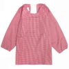 Timely tm101 Lunch Apron, Checkered Pattern, Kappo Clothing, School, Children's Apron, Elementary School, gingham red