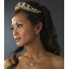 Nicole Gold Bridal Tiara